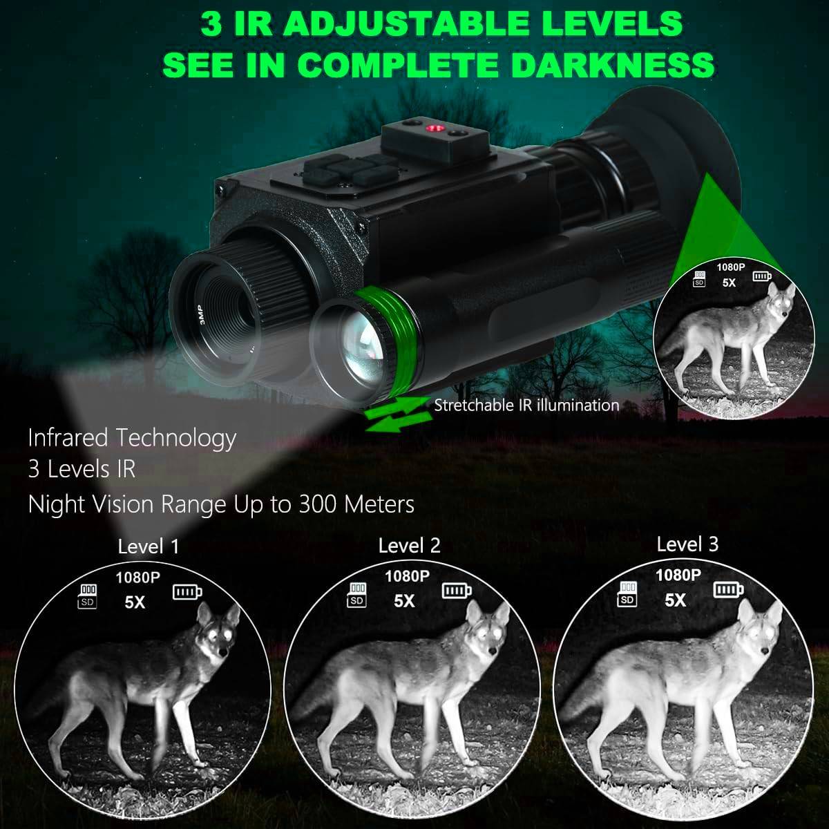 IR Digital Night Sight - Nextbait XM 3.0